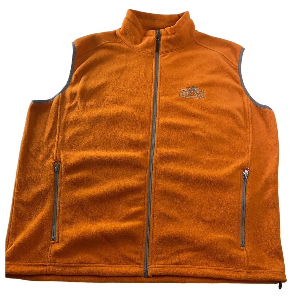 POLAR Pikes Peak Colorado Vest Orange Unisex Size XL